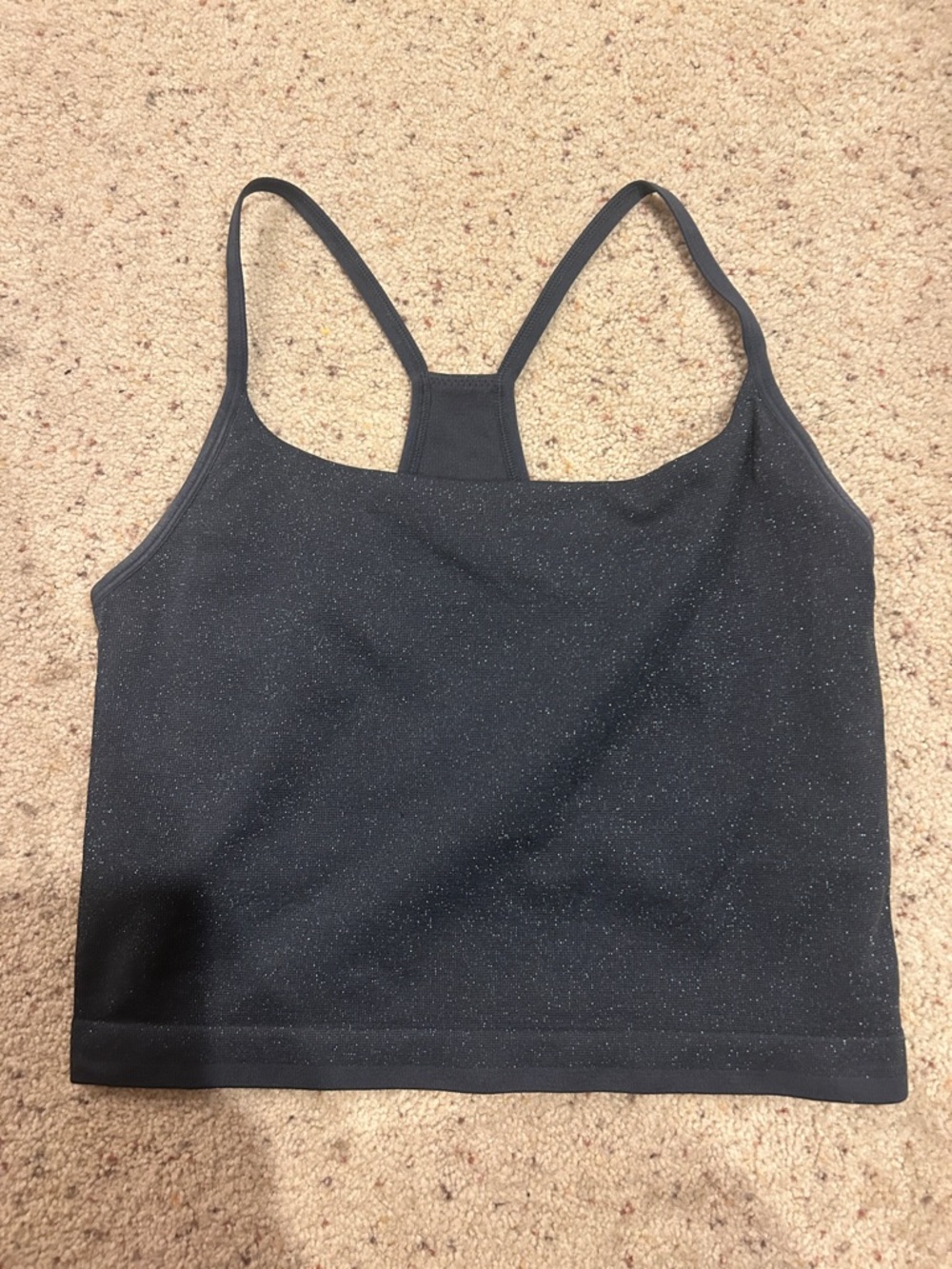 Navy Blue All In Motion Racerback Athletic Tank w/ Built in Bra